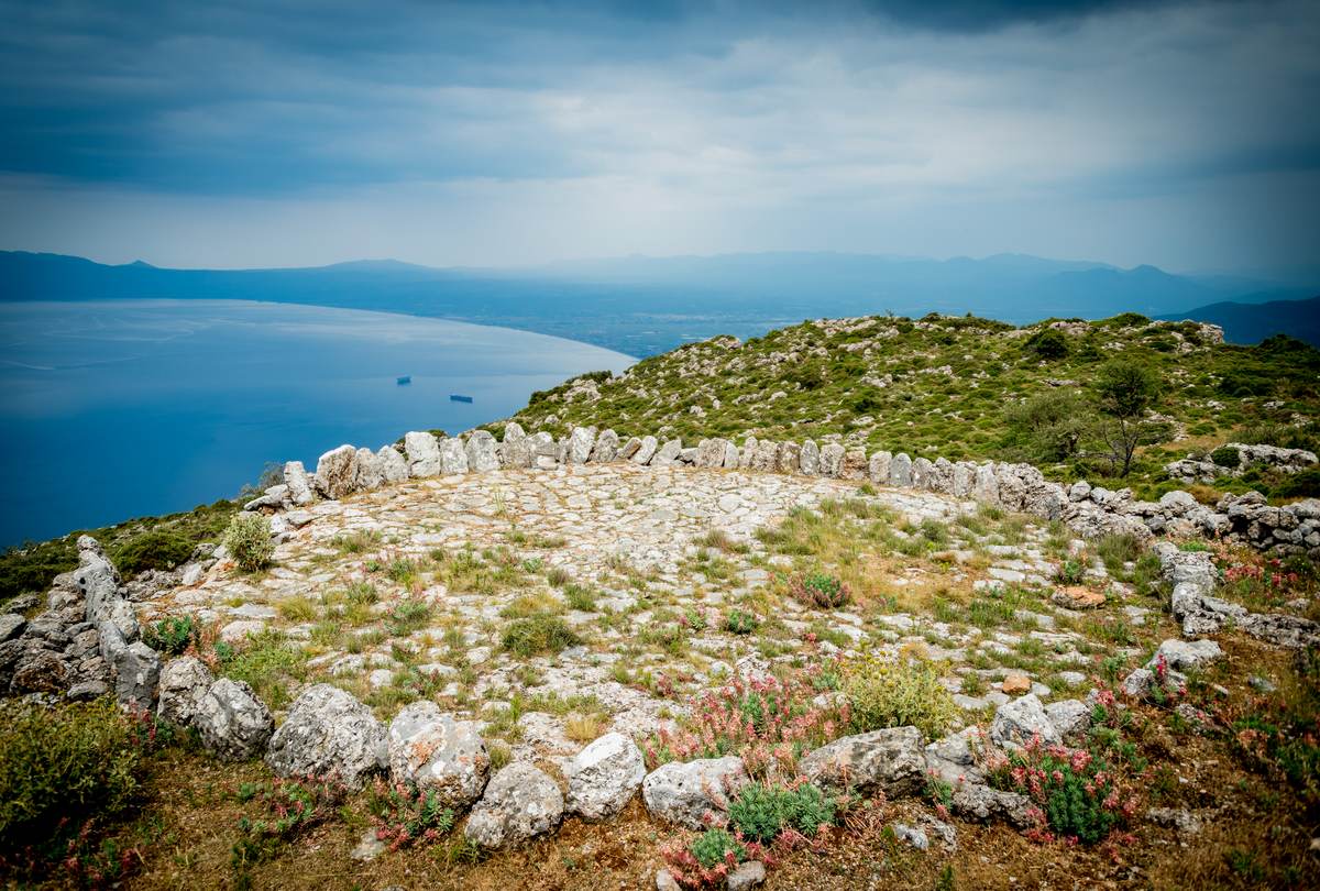 Hiking over Kalamata 0318