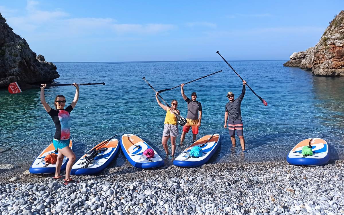 SUP Stand up paddleboard Kardamyli3